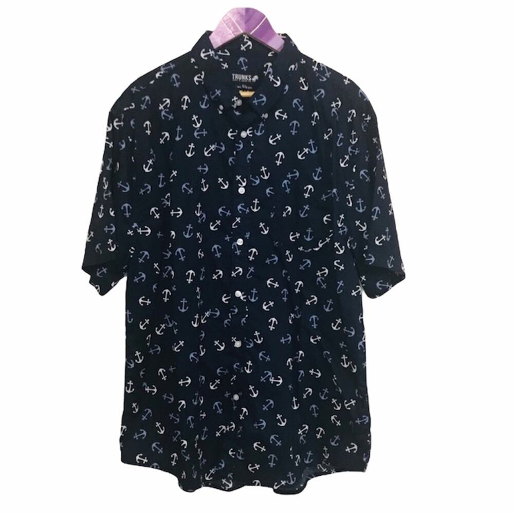 Trunks Anchor Short Sleeve button down